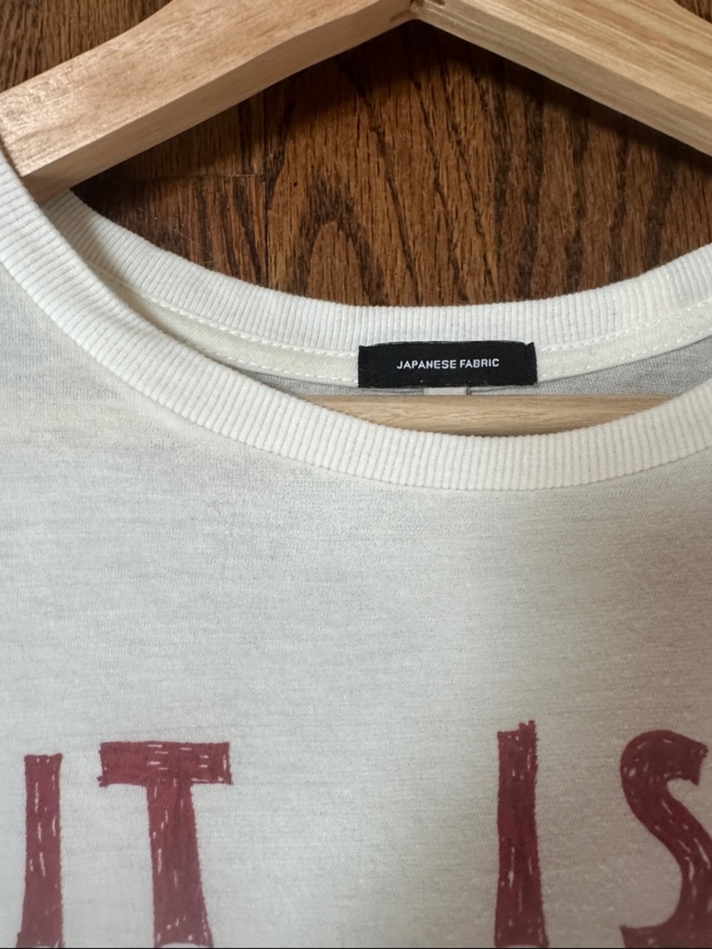 R13 Cream Graphic Tee with Red Lettering - Picture 5 of 6
